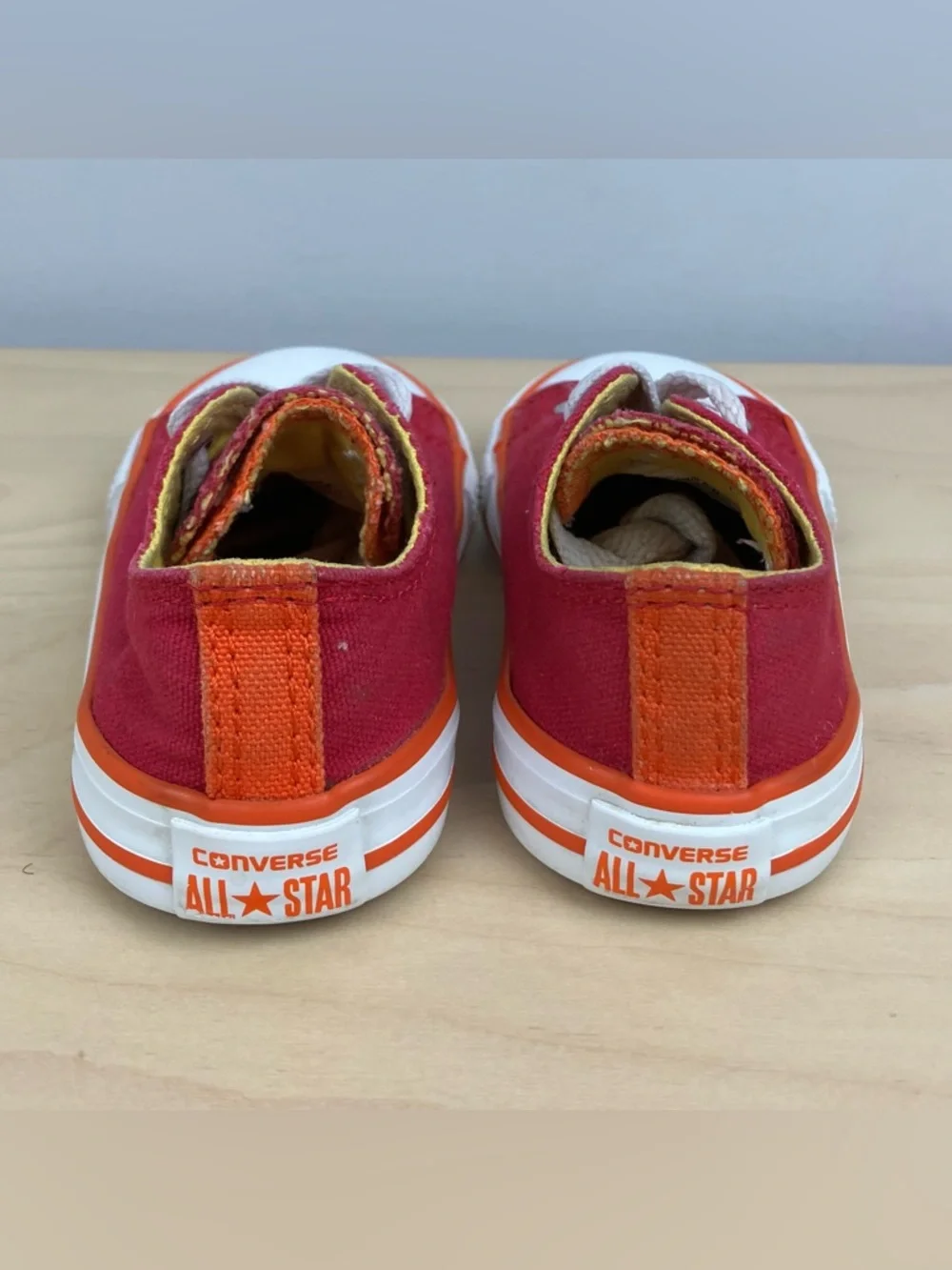 Converse Infants Girls Size 7.0 All Star Chuck Taylor Low Top Shoes Pink White